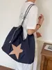 Bolsa de Ombro com Cordão de Verão 2026 Novo Design Coreano de Nicho Moda Tendência Grande Capacidade Bolsa Tote para o Dia a Dia