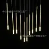 Candelabro Creativo de Caña Estrellada para Bodas, Cadena de Luces para Banquete de Hotel en Auditorio, Accesorios de Decoración de Escenario para Bodas, Candelabro de Iluminación
