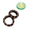 Banda de goma para la cabeza para mujer, muy elástica y duradera, para celebridades de Internet, cuerda gruesa para el cabello, cuerda simple para el cabello, anillo para el cabello negro