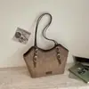Bolso Tote de Lunares para Mujer 2026 Nuevo Estilo de Moda Verano Casual Versátil para Viajar Bolso de Hombro Único Gran Capacidad Bolso de Mano