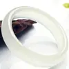 Pulsera de jade de seda afgana natural pulsera de jade blanco pulsera de jade hielo pulsera de jade fino de seda jade al por mayor
