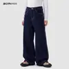 Calça Jeans Casual Outono 2026 Novo Modelo para Meninas Ni Mumu Preta para Crianças Maiores