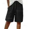 2026 Transfronterizo Europeo y Americano Amazon Comercio Exterior Nuevo Estilo de Verano Simple y Cómodo Color Sólido Holgado Casual Shorts para Mujer