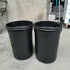 Contenedor Interior Redondo para Cáscaras de Fruta para Edificio de Oficinas Wanda, Tubo Interior de Plástico en Forma de T, Contenedor de Basura Redondo Grande, Revestimiento Interior