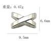 Qk170 Anillo de Aluminio de Hierro para Extensiones de Cabello Trenzas Rastas Accesorios de Joyería de Aleación de Zinc DIY Suministro Directo de Fábrica Colgante