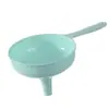 Embudo Divertido de Paja de Trigo para el Hogar con Asa Embudo Antiderrames para Verter Vino Embudo Separador Dispensador Plástico Cocina Fabricante de Alcohol