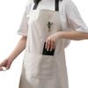 Avental Cozinha Doméstica impermeável Óleo de cozinha à prova de lavagem Roupas de trabalho sem lavagem Resistente à sujeira Trabalho de limpeza das mãos macacões masculinos e femininos