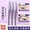 [¡Los principiantes obtienen 3 piezas por 0.01! Recortador de Cejas Macro de Doble Cabezal para Mujeres, Recortador de Cejas Impermeable y Seguro