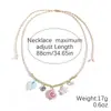 Collar de Cuerda Colorida Tejido a Mano con Concha, Estrella de Mar, Colgante de Pez de Cerámica, Accesorio de Moda Bohemio de Verano