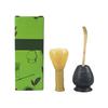 Set de 3 Piezas de Batidor de Té Batidor de Matcha Mezclador Cepillo para Revolver Cepillo de Matcha Batidor de Té de Plástico Soporte para Batidor de Té Juego de Té