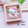Grande Kaku Ku Série Cachorro Branco Resina Acessórios DIY Capa de Celular Tênis com Furos Patch Acessórios de Cabelo Material