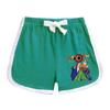 Roupa infantil Rainbow Friends para meninos e meninas, conjunto de verão novo de algodão de manga curta com shorts finos, duas peças