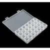 Caixa Atacado de Pedrarias para Nail Art, Caixa Transparente para Decoração de Unhas com 56 Compartimentos, Pequena Caixa Organizadora de Acessórios para Unhas
