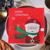 Navidad Pintado Punto Nuevo Desechable Impreso Servilleta Pañuelo Facial Pañuelo de Papel Fiesta Pañuelo Venta al por Mayor