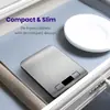 Balanza de Cocina Digital con Función de Piel Onza Panel de Acero Inoxidable Balanza de Peso en Gramos para Hornear Luz Alimentos Preparación de Comidas
