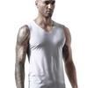 Custom Ice Silk Traceless manga curta T-shirt Masculino V-neck verão Stretch Thin Top Quick-drying Mesh Sports Meia manga T-shirt
