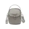 Bolsa transversal pequena artística, fashion e moderna estilo coreano para mulheres, bolsa de ombro em tecido de nylon estampado, bolsa casual de alta aparência para celular