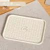 Tapete para areia de gato Bacia para areia de gato Tapete anti-respingos Placa de controle de areia grande para gatos Etiquetagem de suprimentos para animais de estimação