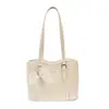 Bolsa feminina grande capacidade estilo coreano 2026 nova bolsa tote da moda simples bolsa de ombro para o dia a dia bolsa de axila