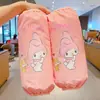 Mangas Protetoras Infantis Anti-Sujeira Sanrio com Bordado de Desenho Animado, Estilo Coreano, Protetores de Manga Unissex para Bebê, Outono Anti-Manchas