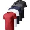 Comercio Exterior Verano Hombres Estilo Callejero Americano Moda Deportiva Jogging Color Sólido Versátil Multicolor Tops para Exteriores Venta al por Mayor en Stock