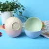 Tazón de Paja de Trigo 15cm Tazón para Sopa Simple Grande para el Hogar Tazón Comestible Dormitorio de Estudiantes Tazón para Fideos Instantáneos Tazón Resistente a Caídas para Niños