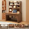 Escritorio Estantería Librería Mesa Integrada Mesa de Escritorio para Computadora en Casa Escritorio para Adultos Mesa de Escritorio para Dormitorio Mesa de Escritorio para Estudiante