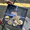 Traje de Decoración para Pastel Temporada de Graduación 2025 Maleta Caja de Empaque para Postres Ceremonia de Graduación Souvenir para Estudiante Enchufe
