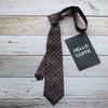 Corbata de Patrón Pequeño para Hombre Corbata de Vestir para Hombre Negocios 8cm Moda Casual Vintage Color Marrón Corbata de Dibujos Animados