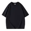 Estilo Verano 2026 Algodón Suave Peso Pesado 260g Oversize Hombro Caído Camiseta 100% Algodón Unisex Manga Corta Camisa Cultural Ropa de Trabajo para Team Building