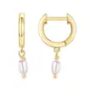 Pendientes Colgantes Huggie de Moda Transfronteriza Europea y Americana con Colgante de Circonita Pendientes de Aro 2024 Joyería de Verano para Mujeres