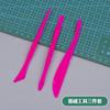 Arcilla ultraligera aguja de siete piezas hecha a mano herramienta hecha a mano aguja de detalle accesorios palo para pastillas palo combinado aguja palo para presionar arcilla acrílico