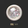 Tendência popular de sombra do TikTok: Glitter Olho de Fada, gradiente deslumbrante, glitter estilo coreano, brilho a laser e pó de cor explosiva