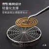 Suporte para incenso bandeja de sândalo base para incensário com base à prova de fogo pad à prova de fogo de aço inoxidável incensário pad de isolamento térmico de algodão à prova de fogo rede para incenso