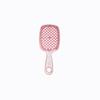 Nuevo peine hueco de peluquería peine de masaje sin nudos uso dual húmedo y seco color degradado peine de dientes anchos esponjoso transfronterizo