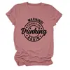 ¡Advertencia! Camiseta Informal de Manga Corta con Cuello Redondo para Mujer, Comercio Exterior Transfronterizo de Ebay Europeo y Americano, Amazon