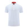 170g ice-cool esportes secagem rápida lapela elástica manga curta camisa polo 2022 novo local verão casual cor sólida