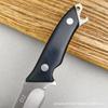 Faca de forjamento com padrão de martelo feita à mão para pesca ao ar livre, camping, corte de vegetais, carne, faca comercial para corte de carne, lâmina afiada para corte de frutas