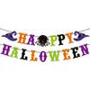Nueva Decoración para Fiesta de Halloween Calabaza Espiral Colgante Bandera de Araña de Halloween Decoración de Atmósfera de Festival Fantasma