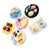 Plato para Postre de Pastel Pegamento en Crema Imán para Nevera DIY Funda de Teléfono Accesorios para el Cabello Diadema Colgante Accesorios de Resina Adornos