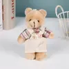Colgante Decorativo para Mochila de Osito de Peluche de Pareja Lindo Colgante de Llavero de Muñeco de Peluche Muñeco de Oso de Tela