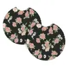 Alfombrilla para Taza de Coche Transfronteriza Jit Hecha de Material de Buceo con Impresión en Relieve de Café, Alfombrilla para Taza de Coche con Aislamiento por Transferencia de Calor, 2 Piezas
