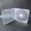 Caja de CD de un solo disco engrosada Caja de embalaje para 90 CD Caja de álbum de doble disco de DVD Caja de CD totalmente transparente