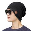 Gorra nueva de otoño e invierno para hombre, estilo coreano, color sólido, con etiqueta de metal, estilo jersey, para exteriores, moderna, sencilla, informal, combinable.