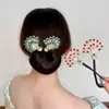 Pasador de Cola de Pavo Real 2026 Nuevo Modelo Pinza Retorcida Perezosa Accesorio de Cabello de Alta Gama Pasador Elegante Adorno para el Cabello