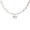 Pulsera de Plata Esterlina 925 Lazo Perla Plata Rota para Mujer Nuevo Estilo Diseño de Personalidad Pulsera con Sentimiento ins Joyería de Mano Elegante