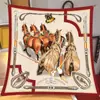 Versión coreana de la nueva cadena de carro de 90 cm para mujer, decoración informal, bufanda de viaje, pañuelo cuadrado grande, bufanda bufanda bufanda turbante al por mayor