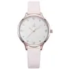 Reloj Shengke SK para estudiantes, nuevo, informal, sencillo, de moda, de cuarzo, con correa de fibra de agua, redondo