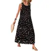 Vestido Casual sin Mangas con Estampado Bohemio para Mujer de Tienda Independiente de Amazon 2024