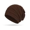 Invierno Color Sólido Combinable Edición Larga Sombrero de Lana Cálido Protección para las Orejas Gorro Apilable AliExpress TEMU Transfronterizo Exterior Gorro Apilable